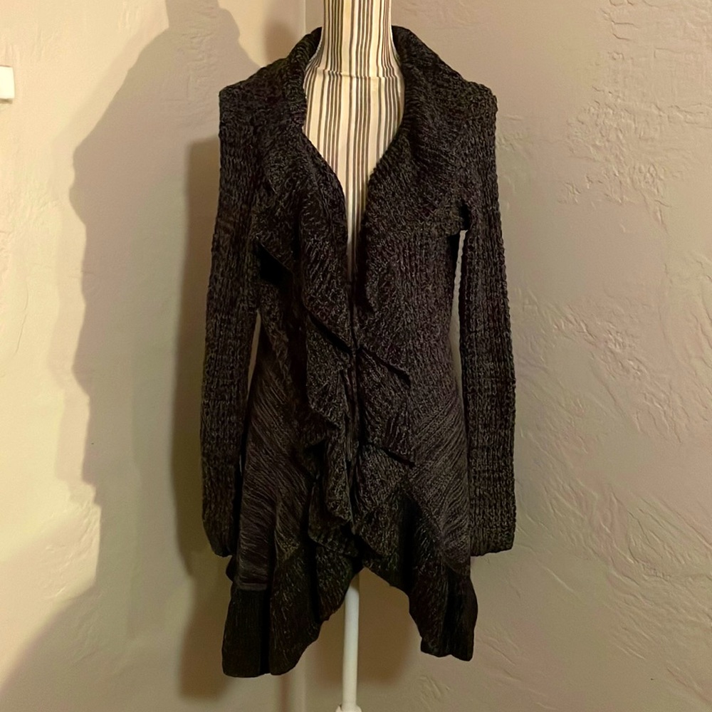 Gorgeous grey sweater wrap around
